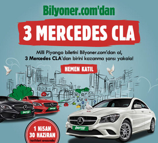1 Değil, 2 Değil, Tam 3 Adet Mercedes CLA! 1 Değil, 2 Değil, Tam 3 Adet Mercedes CLA!