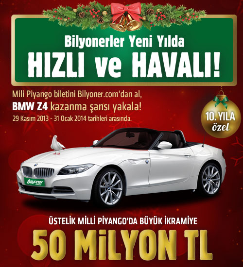 Bilyonerler Yeni Yılda Hızlı ve Havalı! Bilyonerler Yeni Yılda Hızlı ve Havalı!